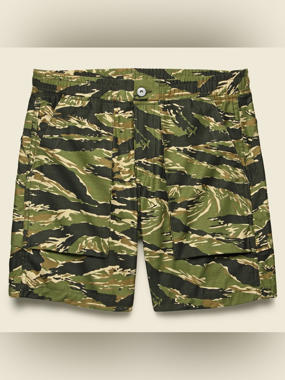 Rogue Territory Tiger Stripe Camo Cargo Shorts – Made in USA – 33W
